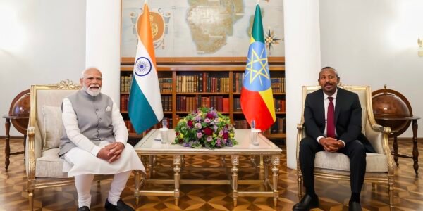 इथियोपिया के प्रधानमंत्री अबी अहमद और प्रधानमंत्री नरेंद्र मोदी ने द्विपक्षीय बातचीत की।