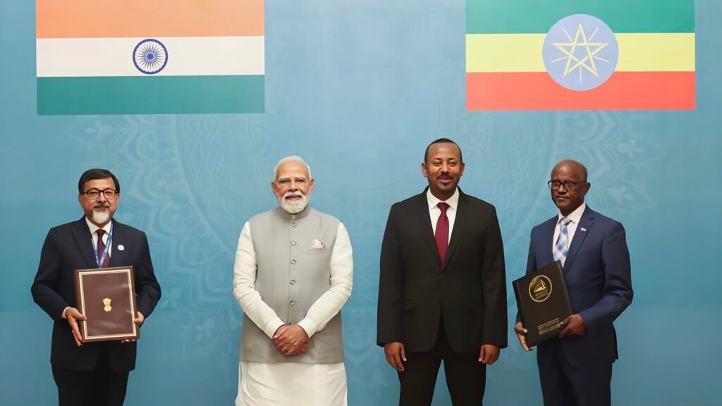 Ethiopia: के प्रधानमंत्री अबी अहमद और प्रधानमंत्री नरेंद्र मोदी ने द्विपक्षीय बातचीत की।