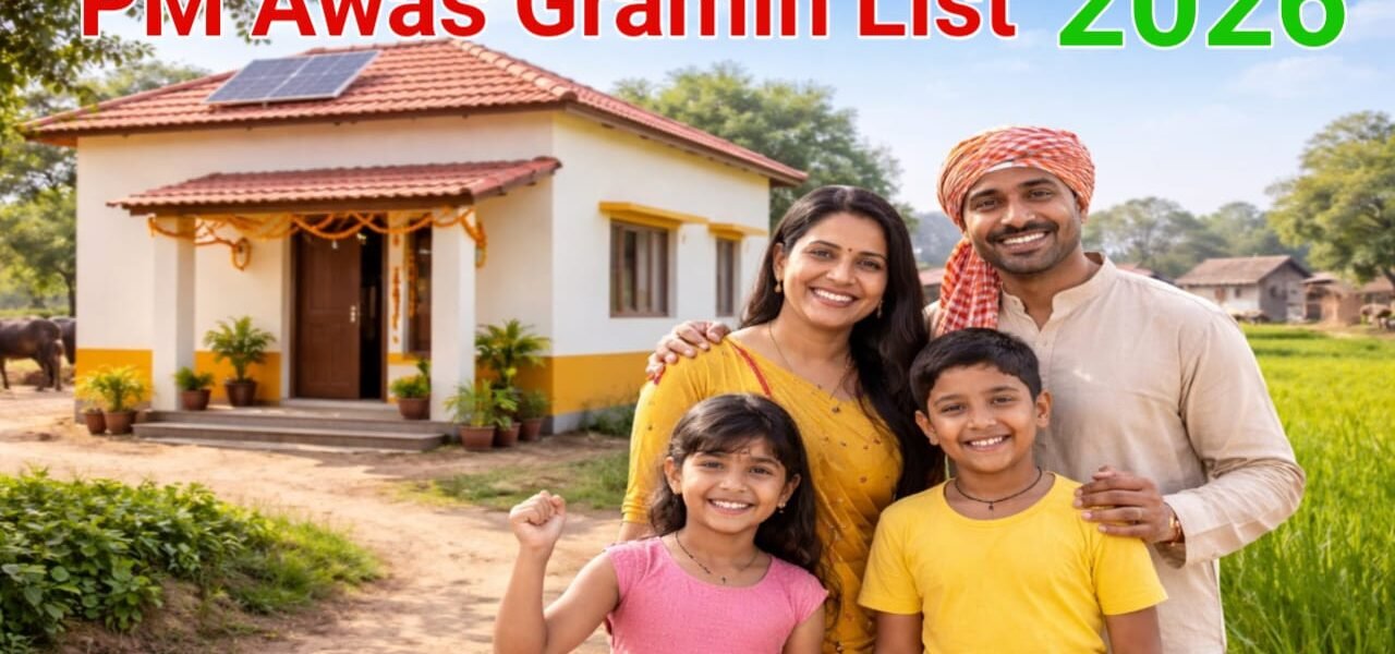 PM Awas Gramin List 2026 | प्रधानमंत्री आवास योजना ग्रामीण सूची ऑनलाइन चेक करें @ pmayg.nic.in