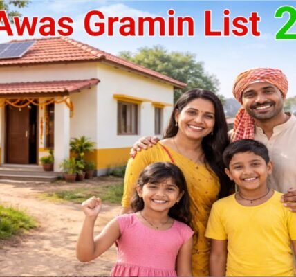 PM Awas Gramin List 2026 | प्रधानमंत्री आवास योजना ग्रामीण सूची ऑनलाइन चेक करें @ pmayg.nic.in