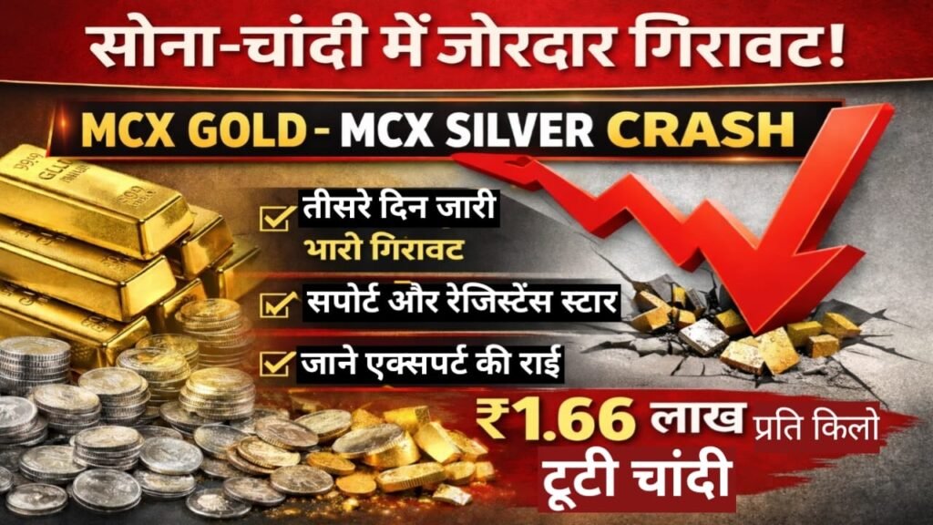 Gold Silver Price Crash Today: MCX सोना- चांदी में भारी गिरावट, निवेशकों के लिए अहम संकेत