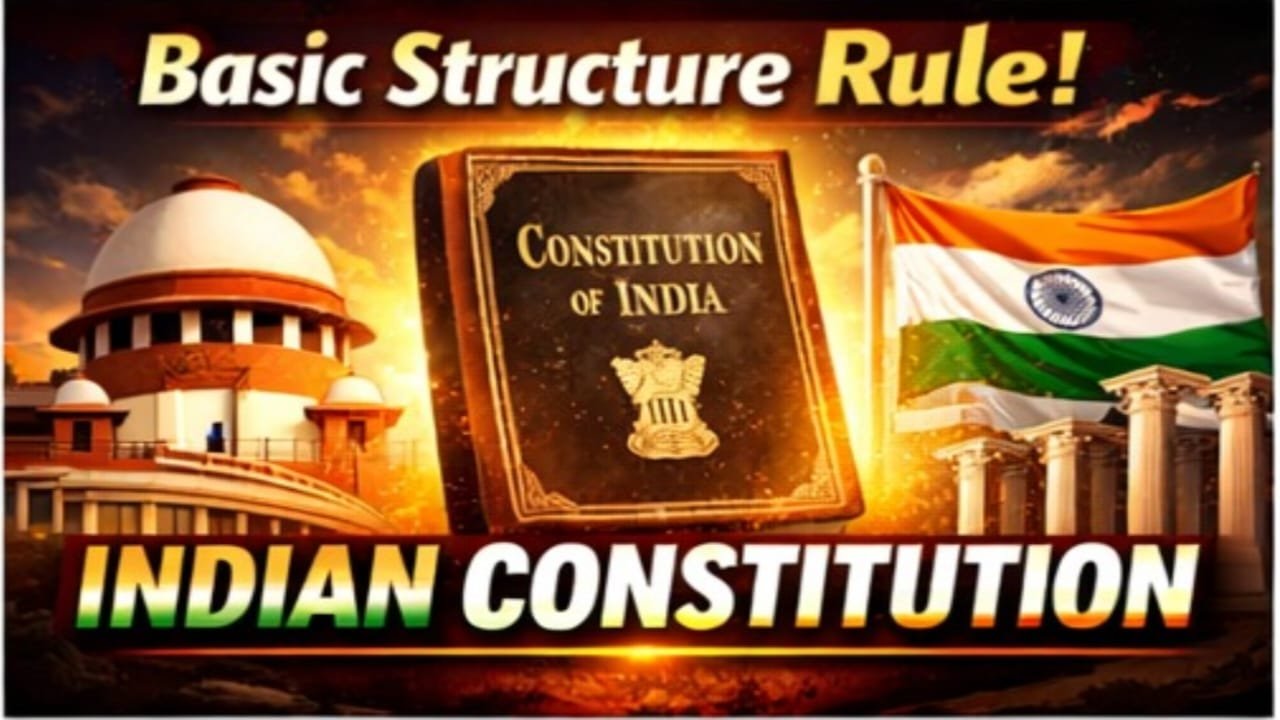 basic structure of indian constitution explained in hindi 2026