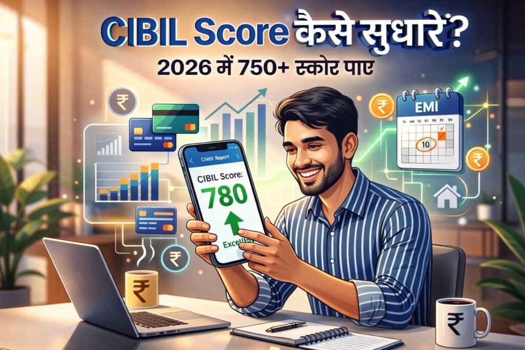 CIBIL Score कैसे सुधारें? 2026 में स्कोर बढ़ाने के 7 आसान तरीके
