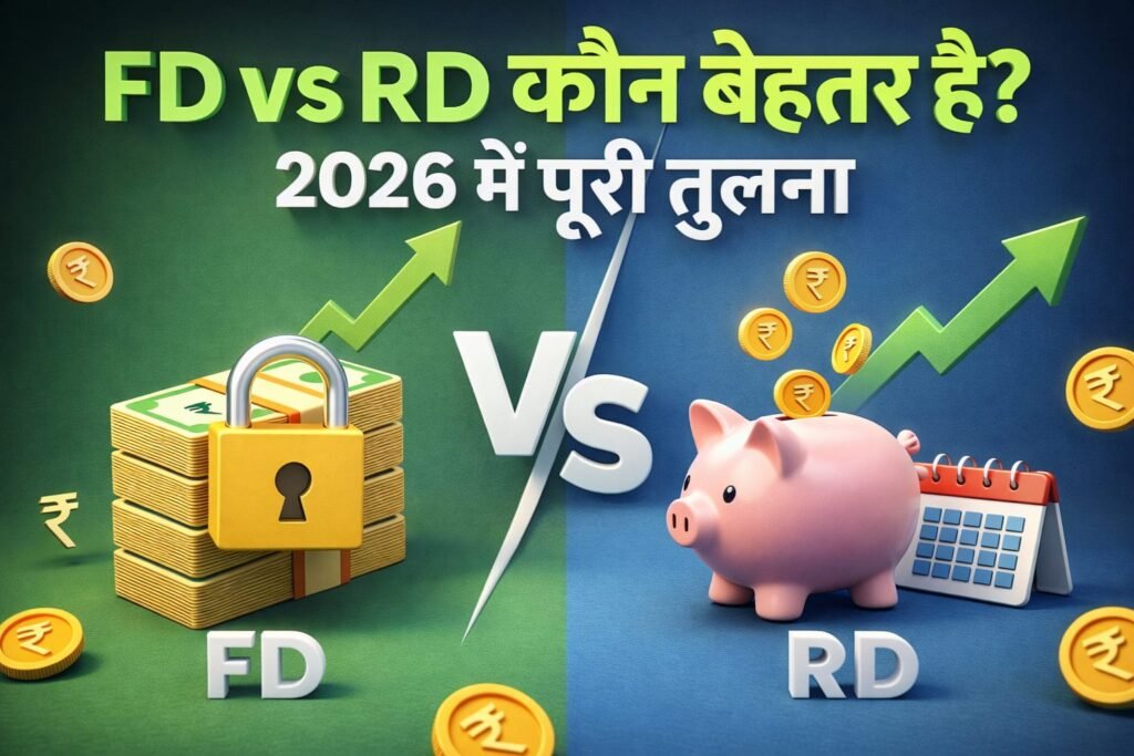 FD vs RD कौन बेहतर है? 2026 में पूरी तुलना