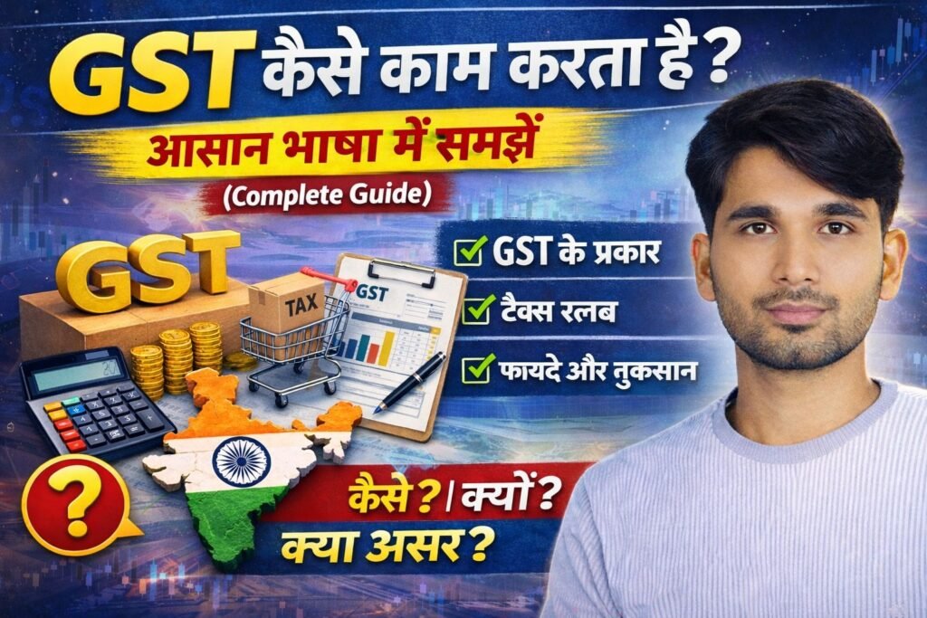 GST कैसे काम करता है? | GST System को आसान भाषा में समझें (Complete Guide)
