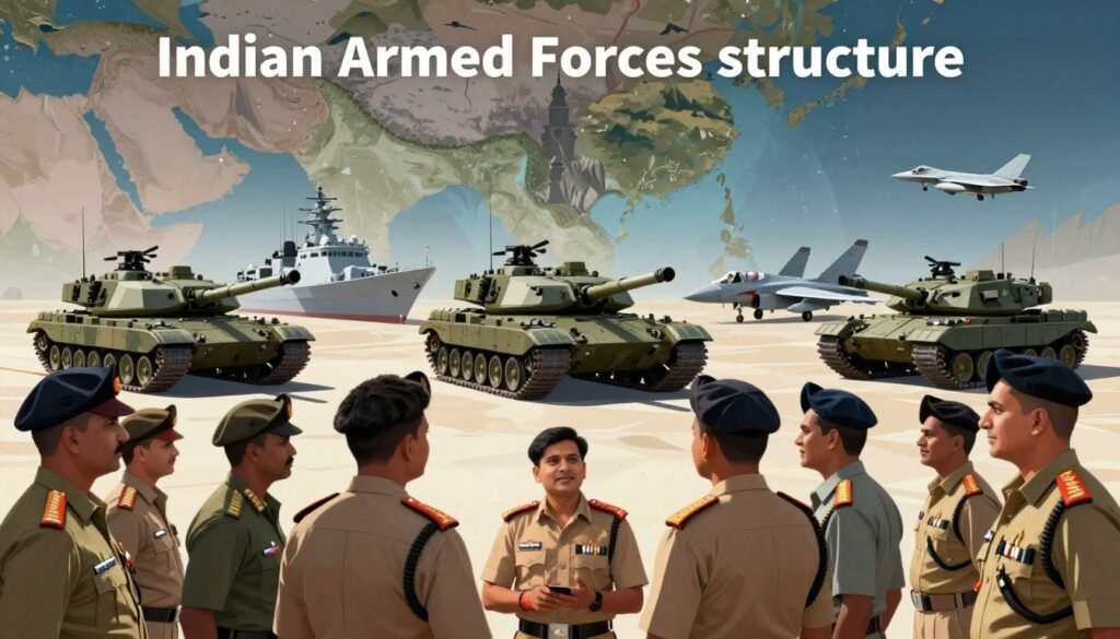 Indian Armed Forces structure in Hindi 2026
