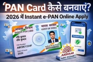 PAN Card कैसे बनवाएं? 2026 में Online Apply का पूरा तरीका