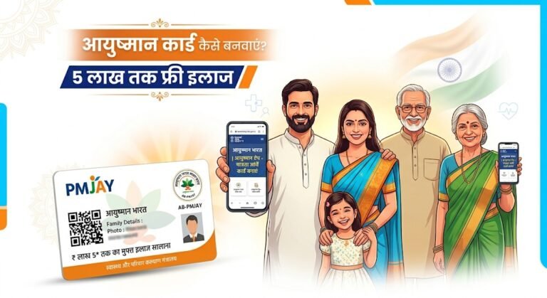 Ayushman Card कैसे बनवाएं? 2026 में ऑनलाइन अप्लाई और डाउनलोड करें | PMJAY