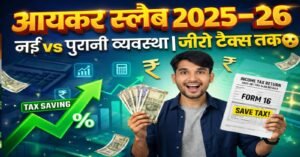 Income Tax Slab 2025-26 Explained – पूरी जानकारी हिंदी में