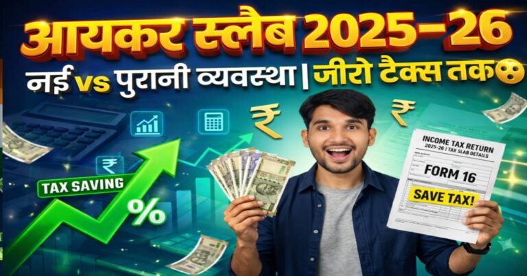 Income Tax Slab 2025-26 Explained – पूरी जानकारी हिंदी में