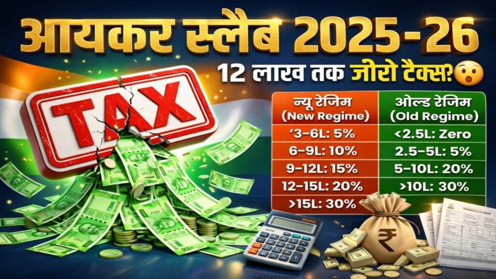 Income Tax Slab 2025-26 Explained – पूरी जानकारी हिंदी में