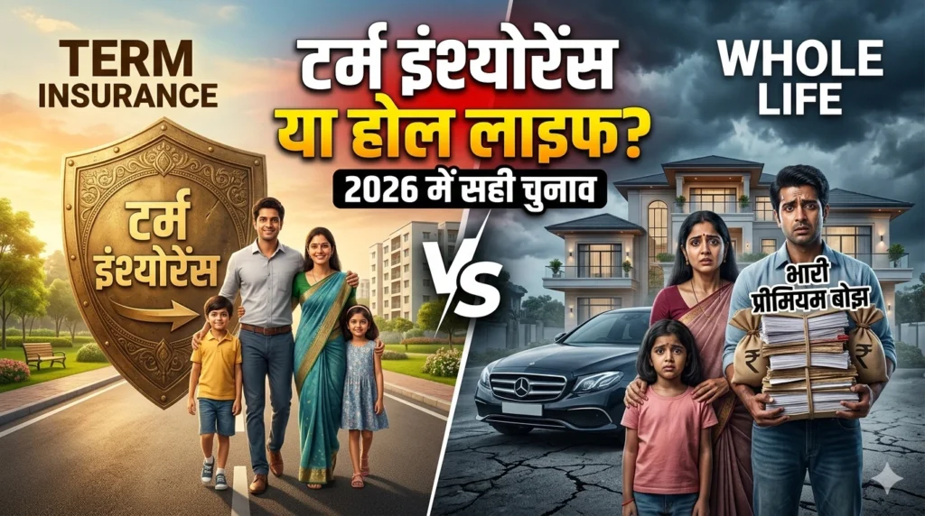 Term Insurance vs Whole Life Insurance: भाई, सच में कौन सा बेहतर है? पूरी डिटेल में समझो