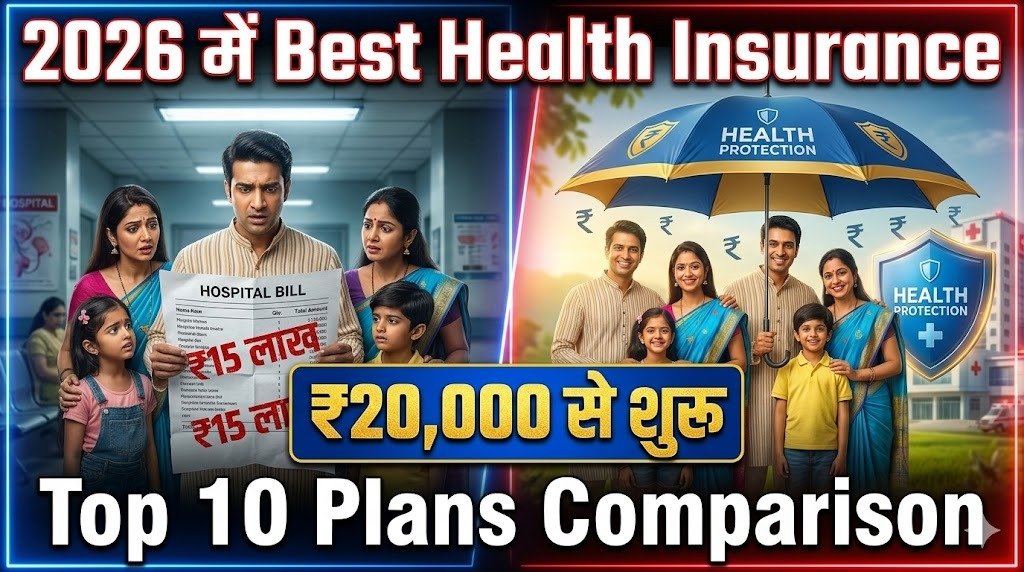 Best Health Insurance Plan in India 2026 | टॉप 10 प्लान्स की तुलना