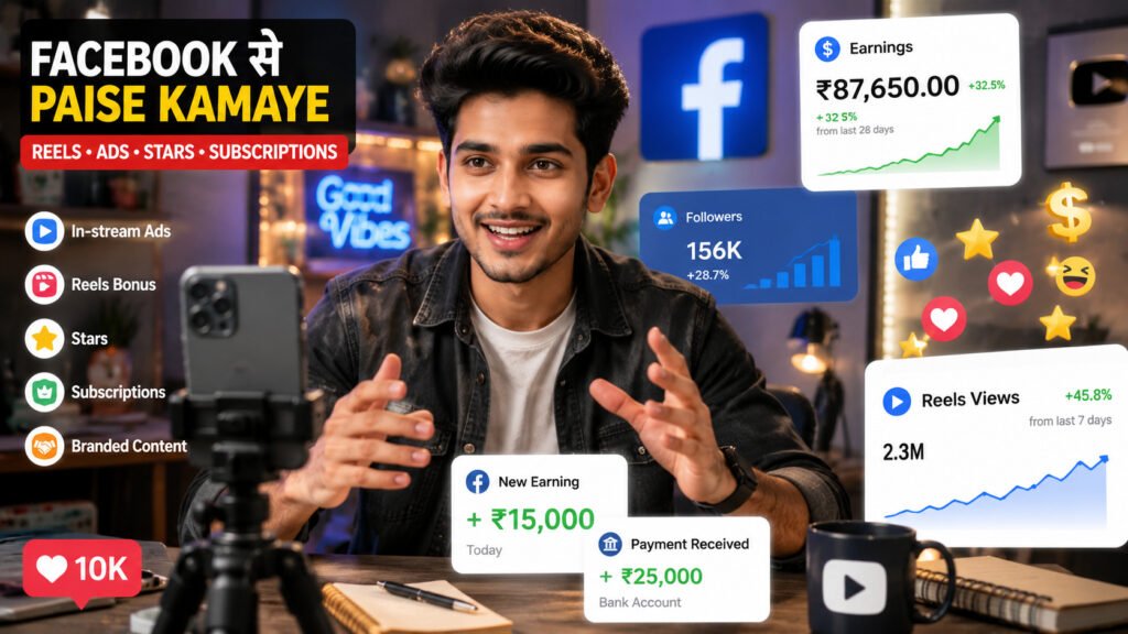 Blog or Facebook से पैसे कमाने का दमदार तरीका: आसान गाइड 2026
