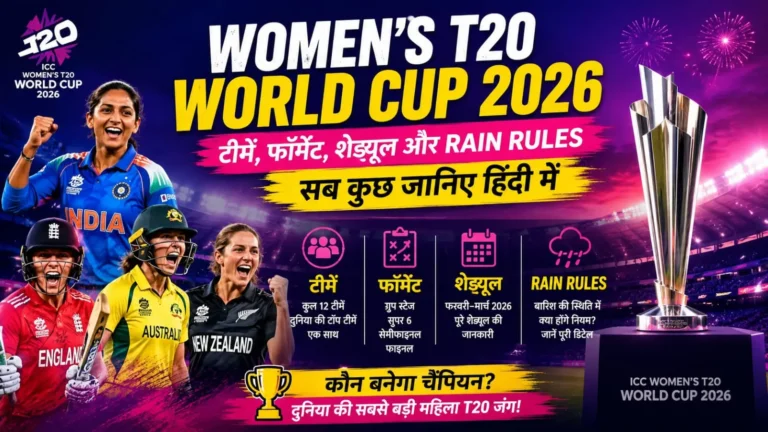 Women's T20 World Cup 2026 schedul