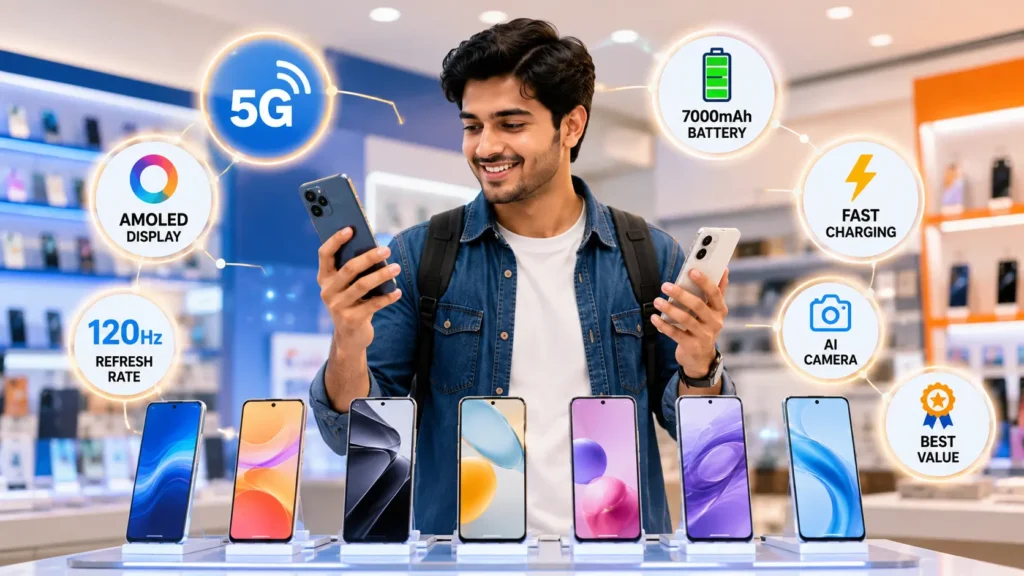Best Budget Smartphones 2026: ₹20,000 से कम के टॉप 10 5G फोन