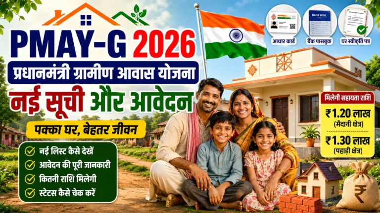 PMAY-G 2026: प्रधानमंत्री ग्रामीण आवास योजना की नई सूची और आवेदन