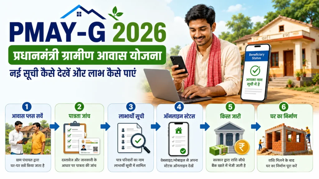 PMAY-G 2026: प्रधानमंत्री ग्रामीण आवास योजना की नई सूची और आवेदन