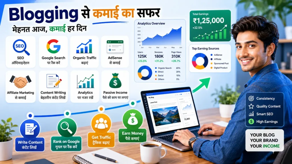 Blogging for Beginners: 2026 में ब्लॉगिंग कैसे शुरू करें?