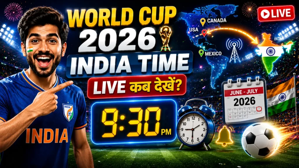 2026 FIFA World Cup कैसे देखें? भारत में लाइव स्ट्रीमिंग, टीवी चैनल, समय पूरी जानकारी
