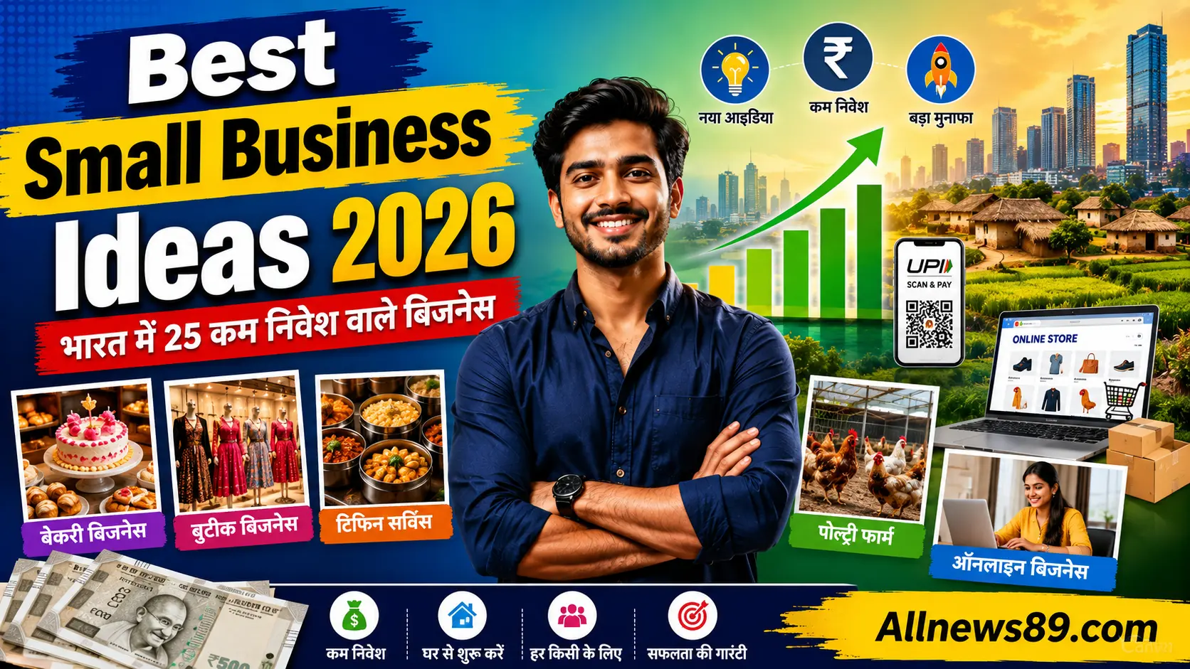 Best Small Business Ideas 2026: भारत में 25 कम निवेश वाले बिजनेस