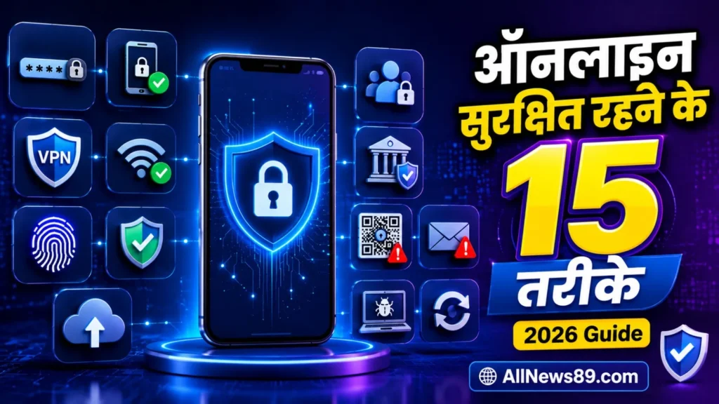 Cyber Security Tips 2026: ऑनलाइन सुरक्षित रहने के 15 आसान तरीके