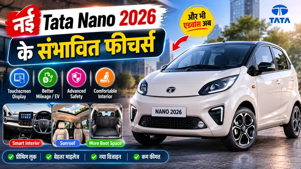 Tata Nano 2.0 Comeback: कीमत, फीचर्स और Launch Date का खुलासा?