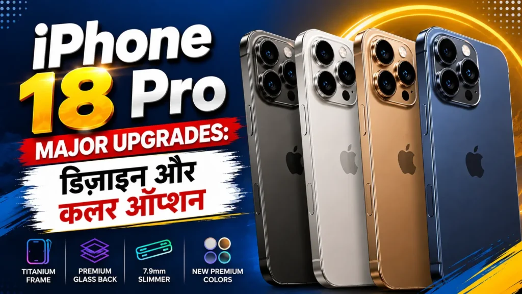iPhone 18 Pro & Pro Max: फीचर्स, स्पेसिफिकेशन और 7 बड़े अपग्रेड