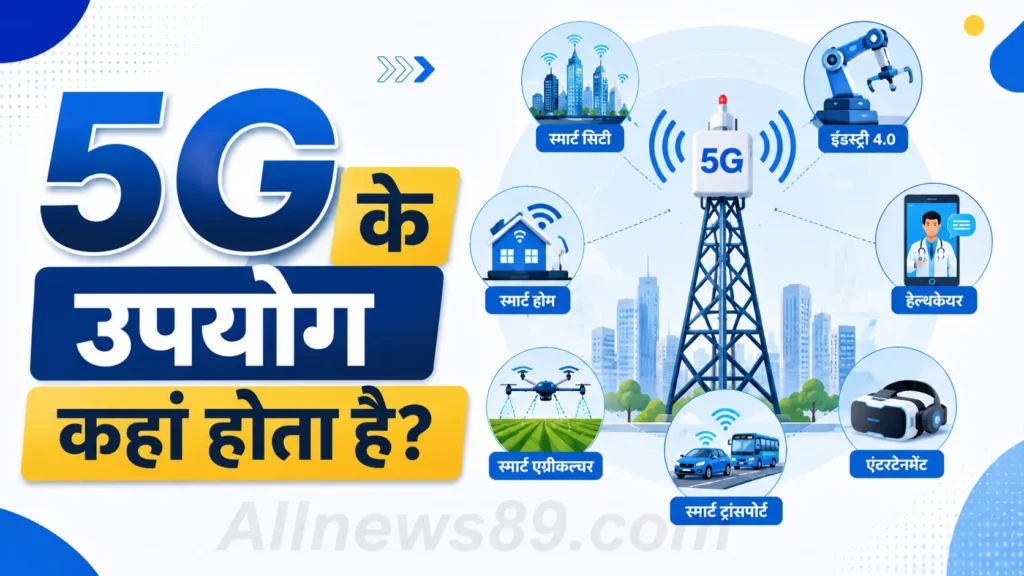 5G Technology क्या है? कैसे काम करता है, फायदे और 4G से अंतर
