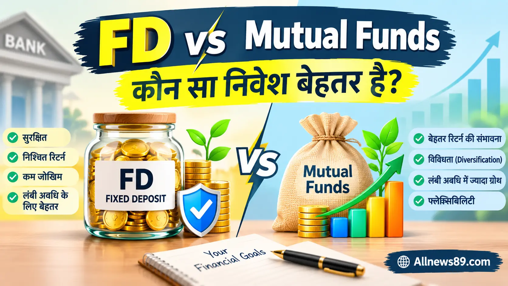 FD vs Mutual Funds: कौन सा निवेश बेहतर है?