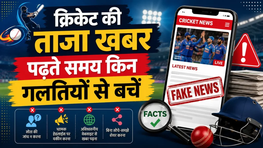 Cricket News in Hindi: मैच, स्कोर और क्रिकेट अपडेट की पूरी जानकारी