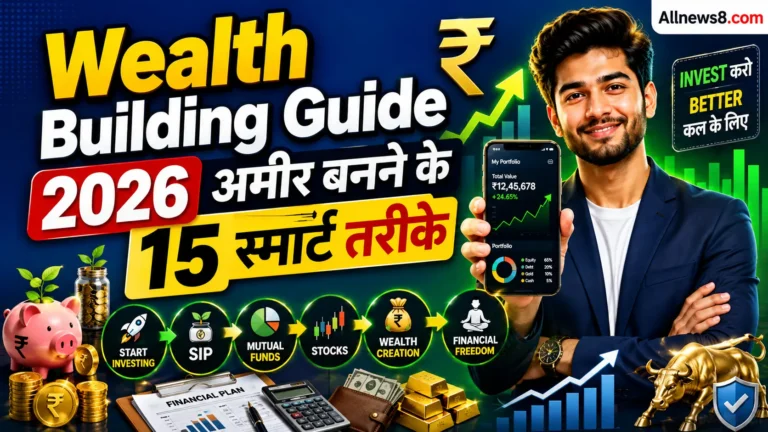 Wealth Building Guide 2026: अमीर बनने के 15 स्मार्ट तरीके