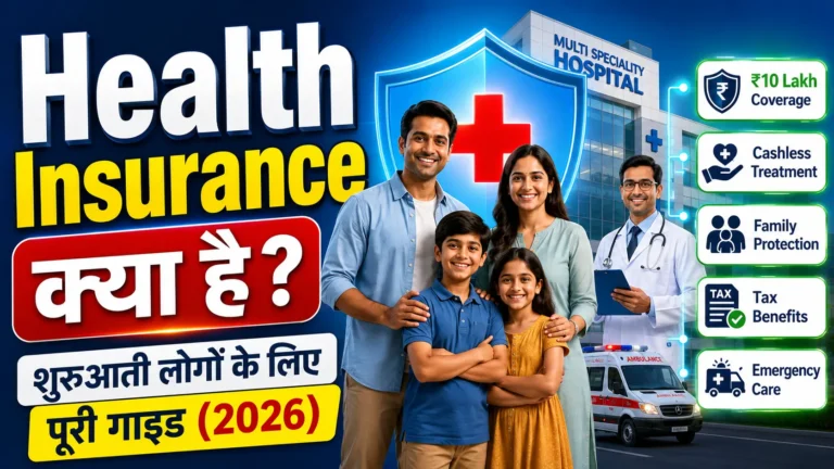 Health Insurance क्या है? शुरुआती लोगों के लिए पूरी गाइड (2026)