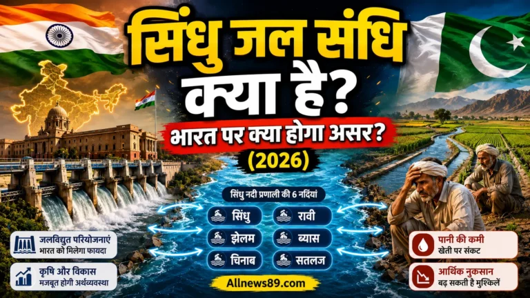 सिंधु जल संधि (Indus Waters Treaty) क्या है? भारत पर क्या होगा असर (2026)