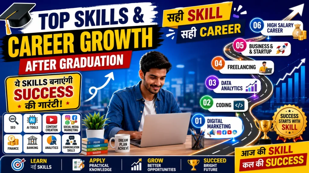 Graduation के बाद क्या करें? 15 Best Career Options (2026 Guide)