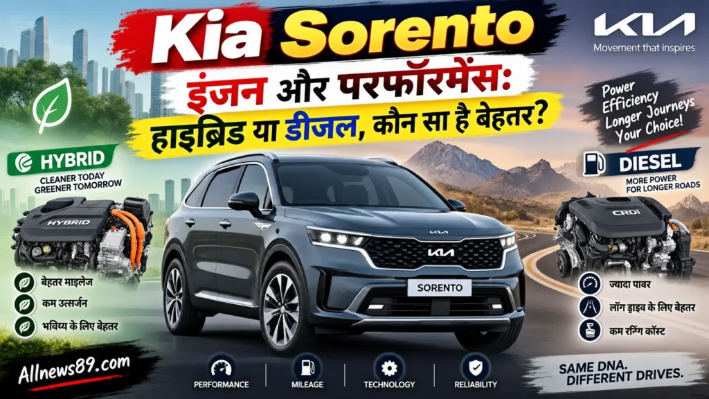 Kia Sorento Price in India: कीमत, फीचर्स, माइलेज और 7-सीटर SUV की पूरी जानकारी